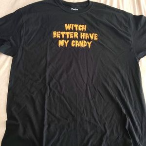 Men's "Witch Better Have My Candy" fun tee XL NWOT